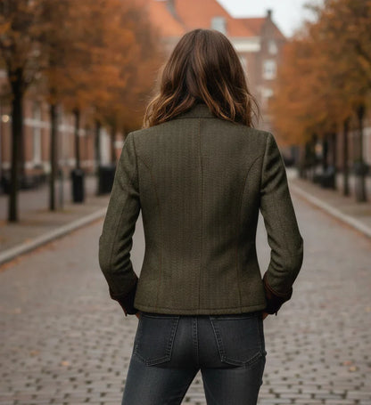 Daniela - Chaqueta elegante con detalles de terciopelo