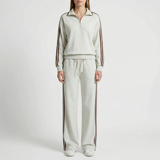 Chándal Mujer Dos Piezas con Sudadera Half Zip