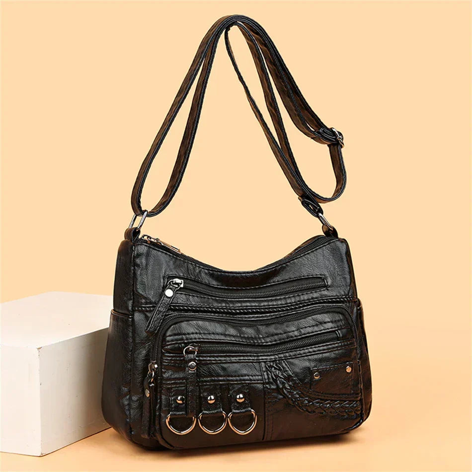 María - Bolso de hombro multibolsillos