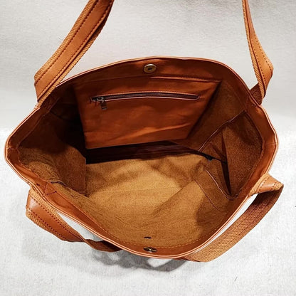 Juana - Bolsa Tote de Cuero Minimalista