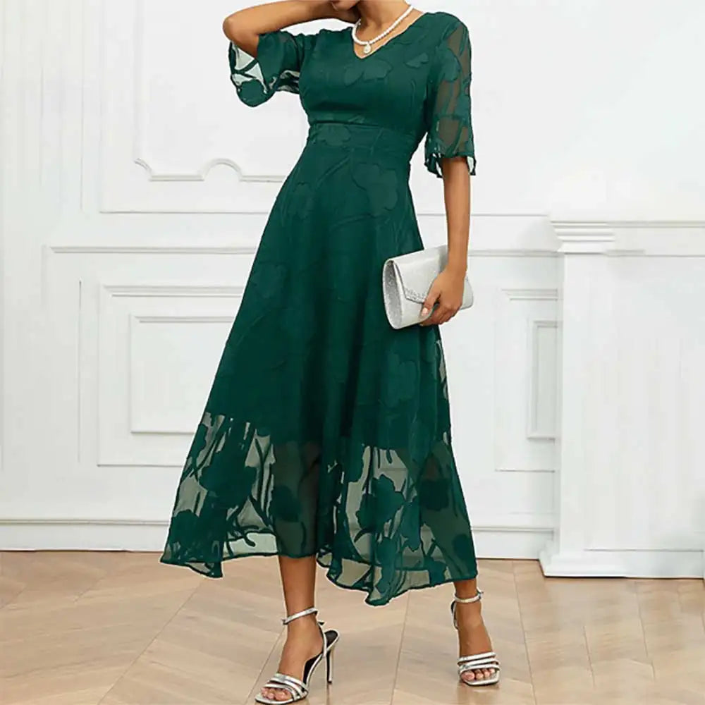 Celira - Vestido con diseño floral sofisticado