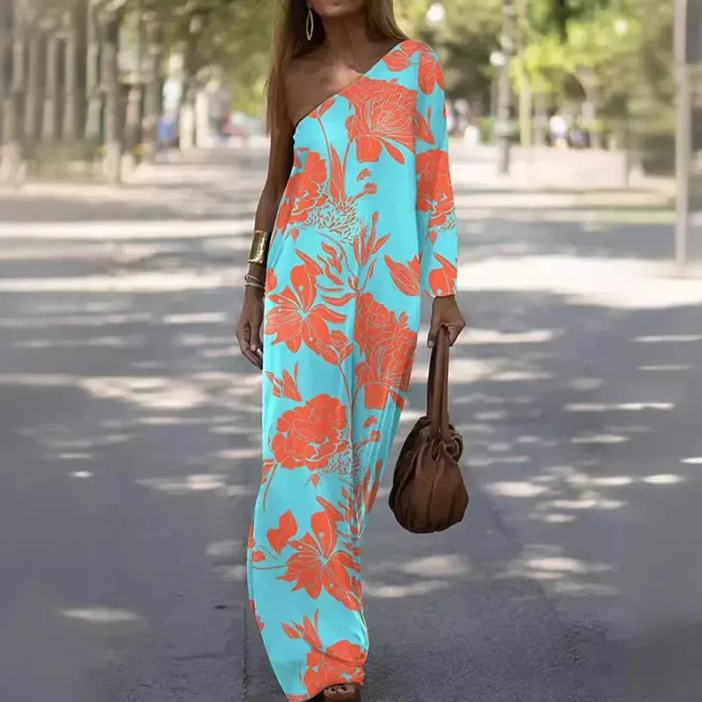 Lily Rose - Vestido de un solo hombro y corte holgado
