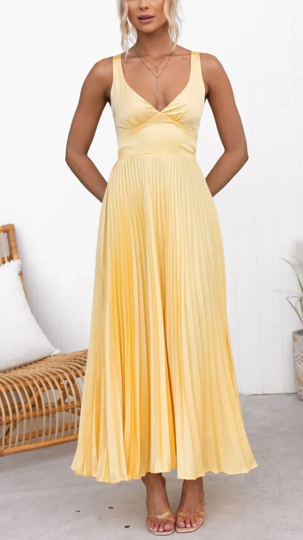 Malia - Vestido maxi elegante con caída suave