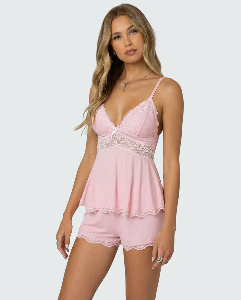 Marina - Conjunto de encaje delicado y favorecedor