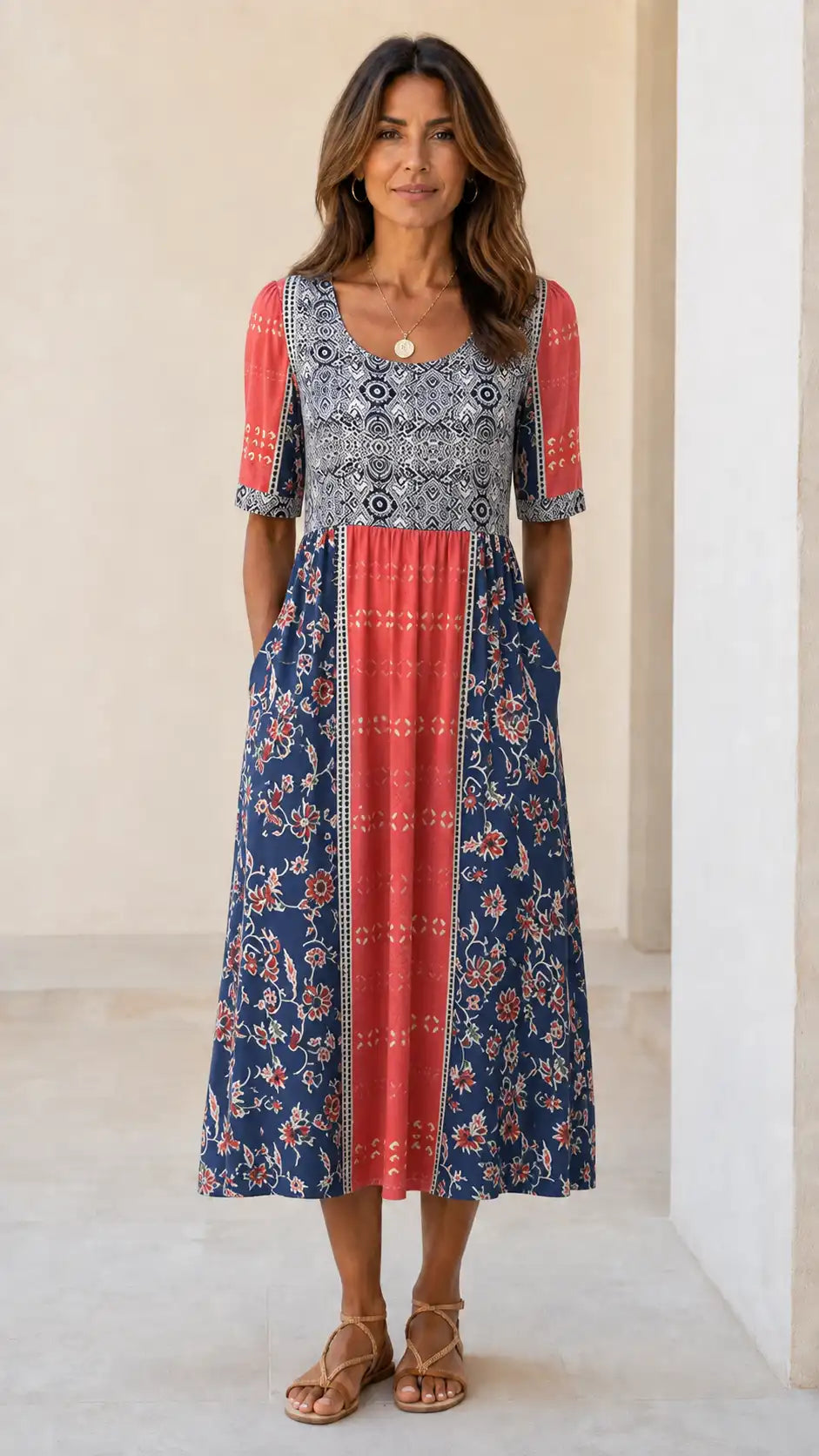 Vestido Elena Coral