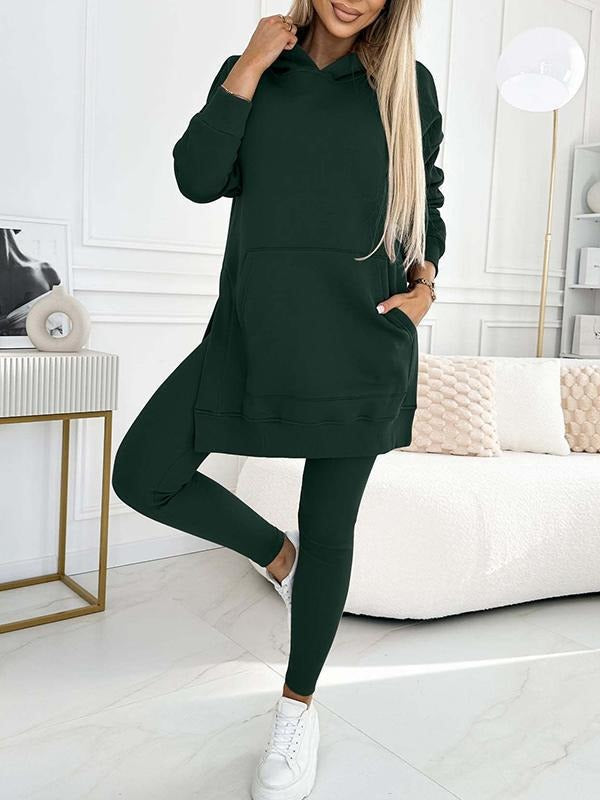 Isabel - Conjunto casual con capucha