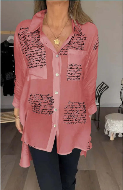 Diana - Camisa estampada elegante y versátil