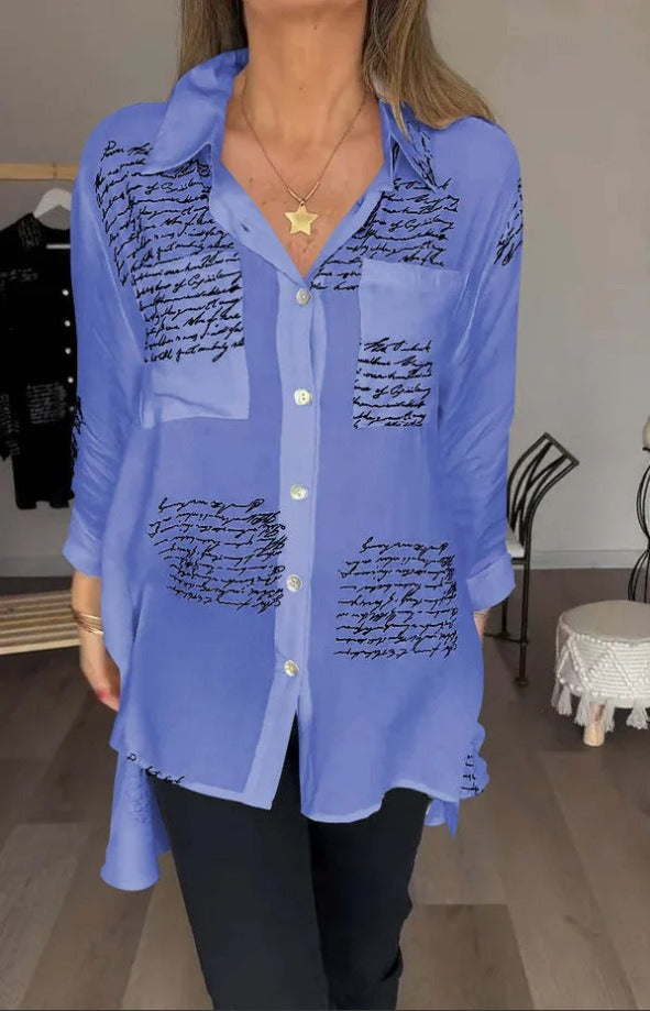 Diana - Camisa estampada elegante y versátil