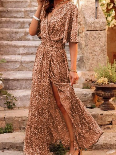 Diona™ Vestido largo con cinturón primavera/verano (Edición Limitada)