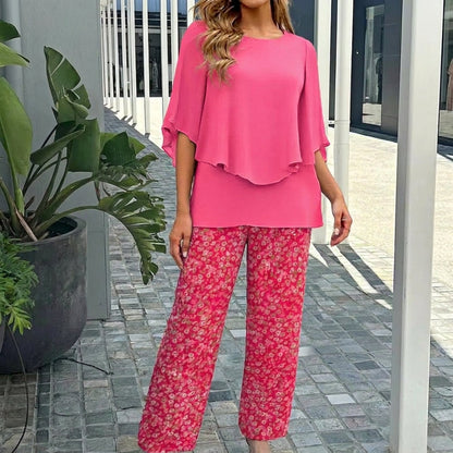 Nadia - Conjunto de 2 piezas casual y cómodo