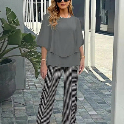 Nadia - Conjunto de 2 piezas casual y cómodo