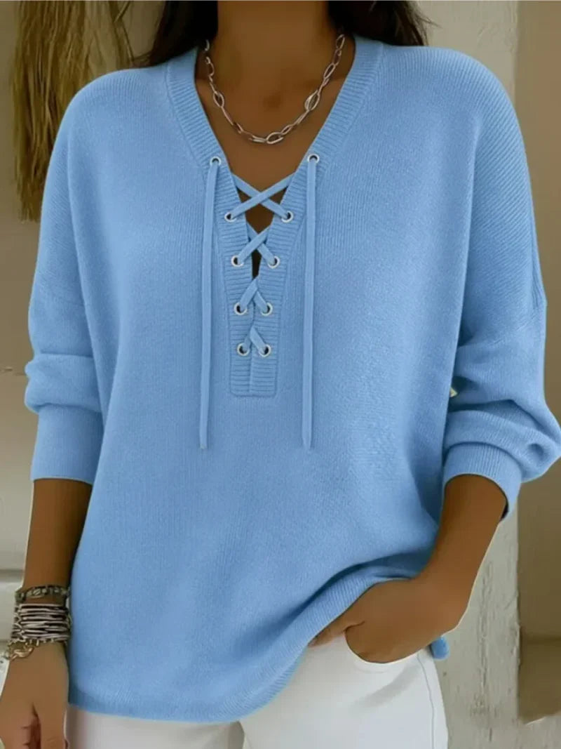 Mila – Jersey con cordones