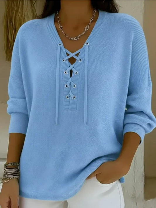 Mila – Jersey con cordones