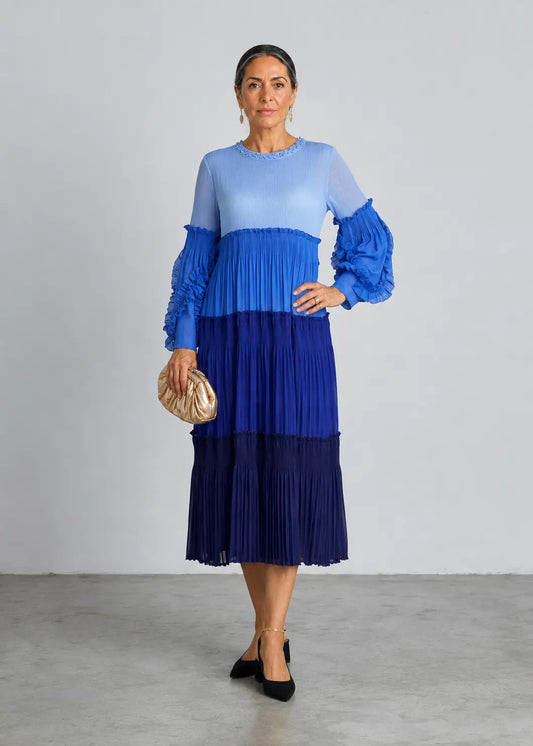 Vestido de invitada para bodas de tarde este otoño