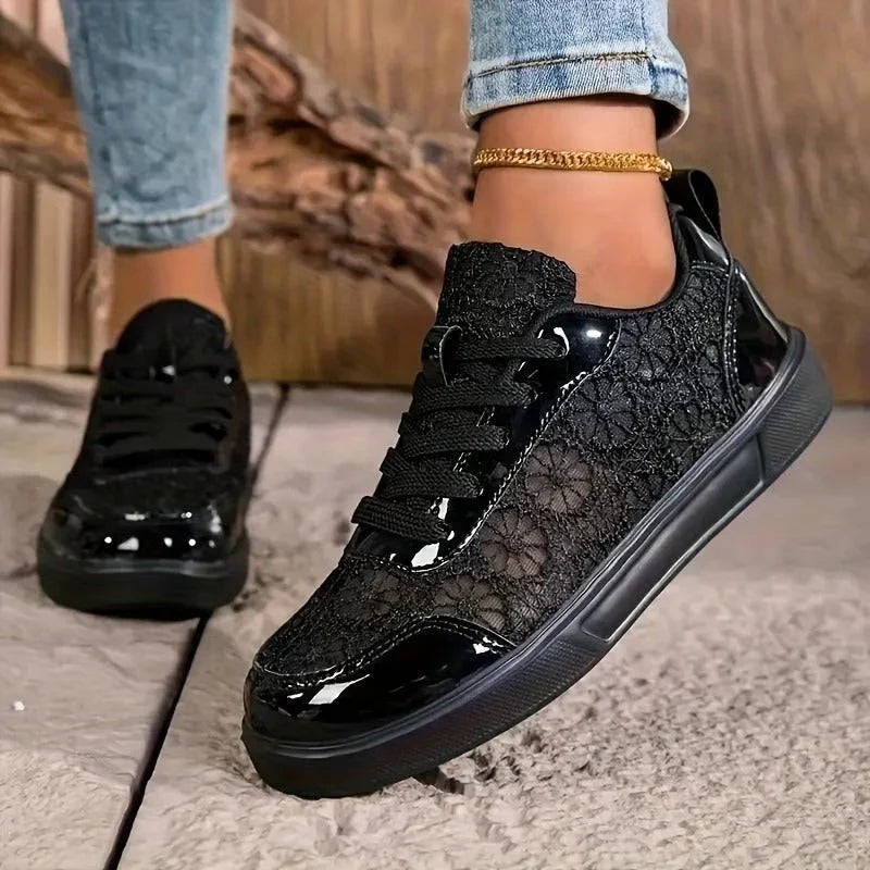 Camila - Elegantes zapatillas de encaje