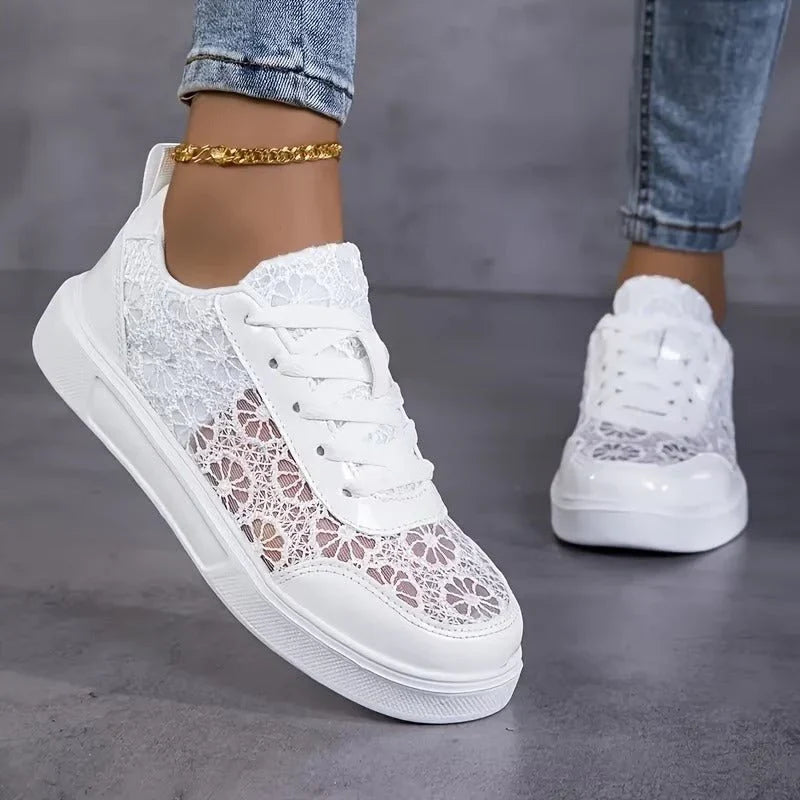 Camila - Elegantes zapatillas de encaje