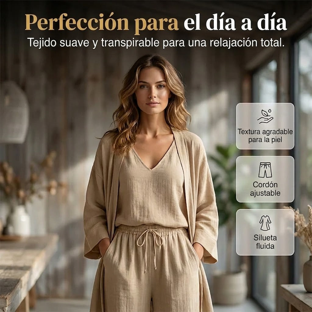 Diana - Conjunto elegante de tres piezas