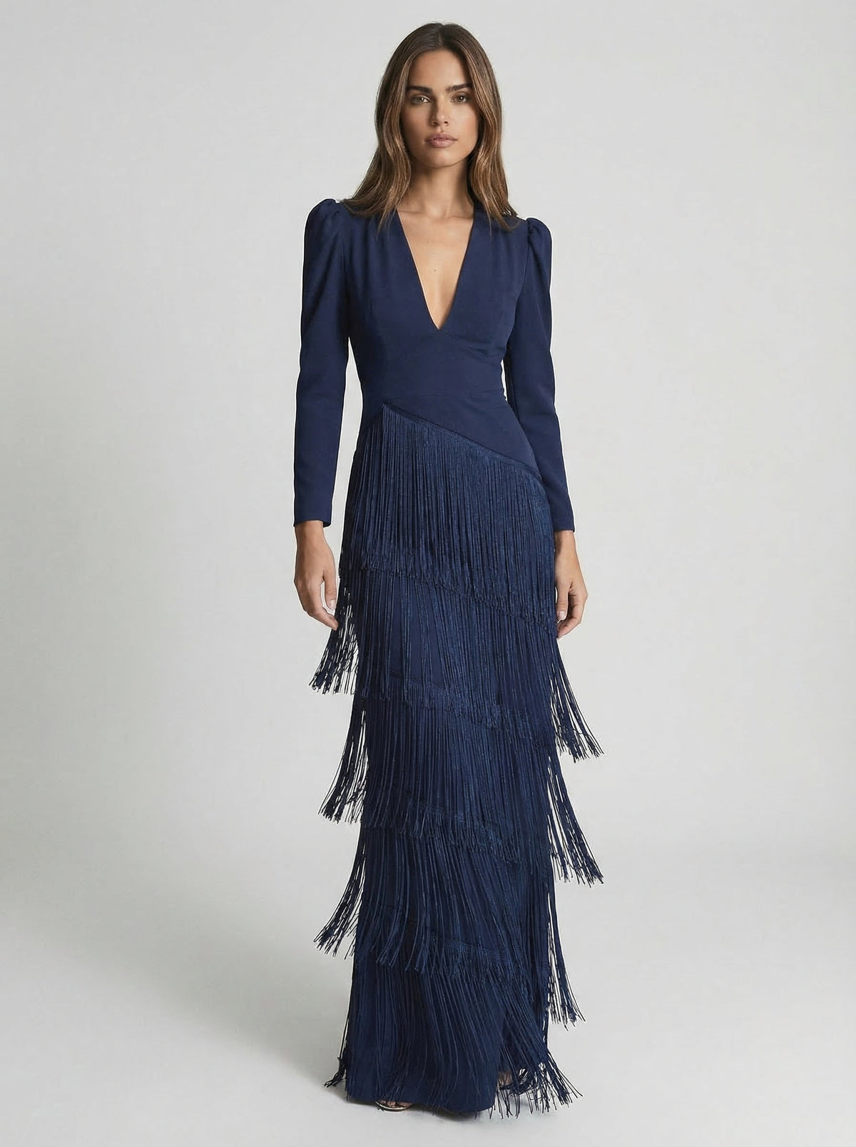 Salvia | Vestido con flecos