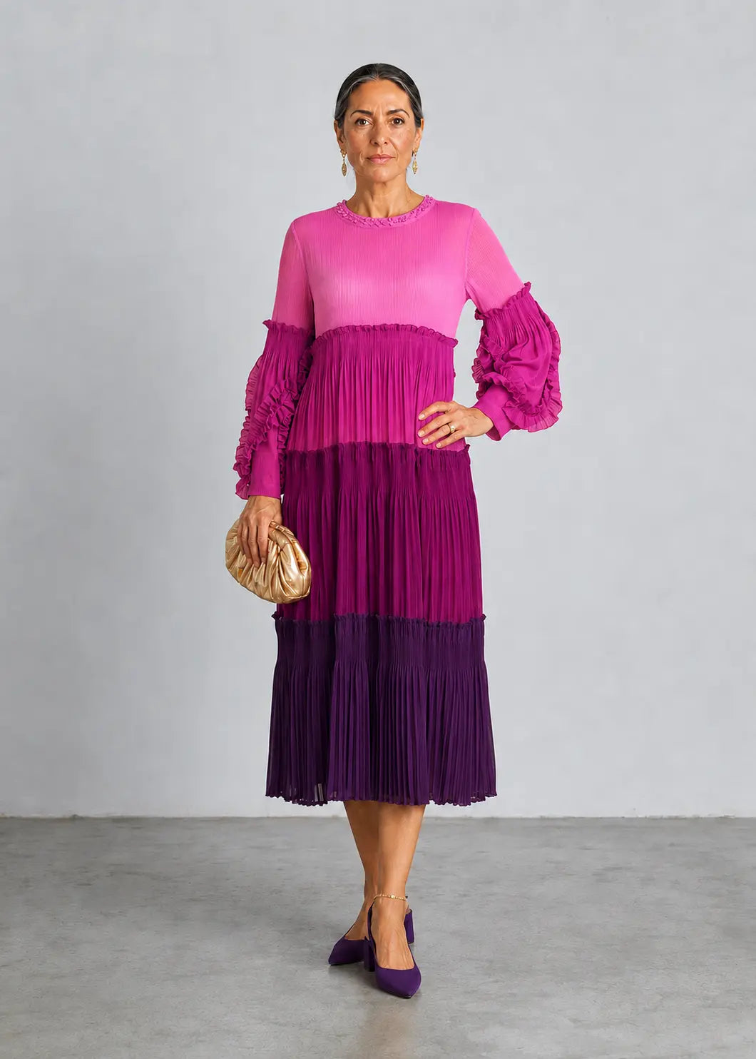 Vestido de invitada para bodas de tarde este otoño