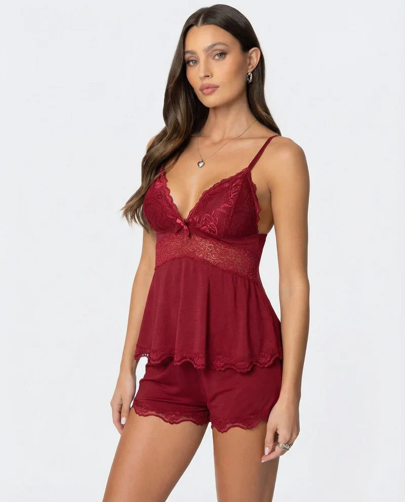 Marina - Conjunto de encaje delicado y favorecedor