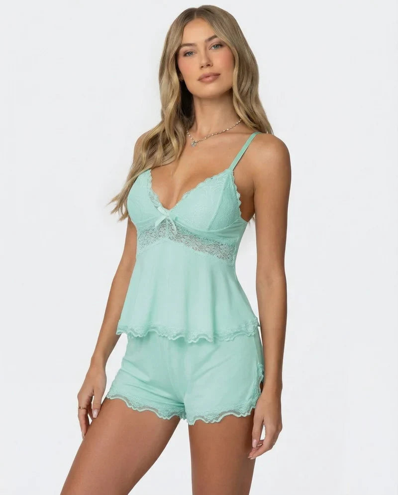 Marina - Conjunto de encaje delicado y favorecedor