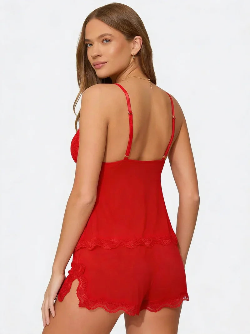 Marina - Conjunto de encaje delicado y favorecedor
