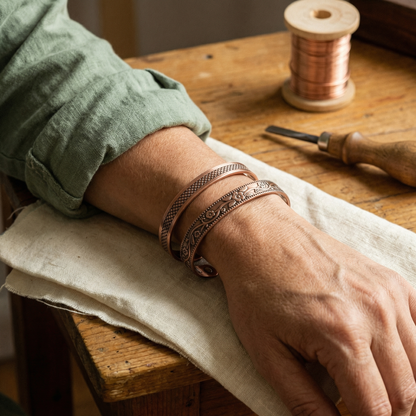 Conjunto de cobre forjado