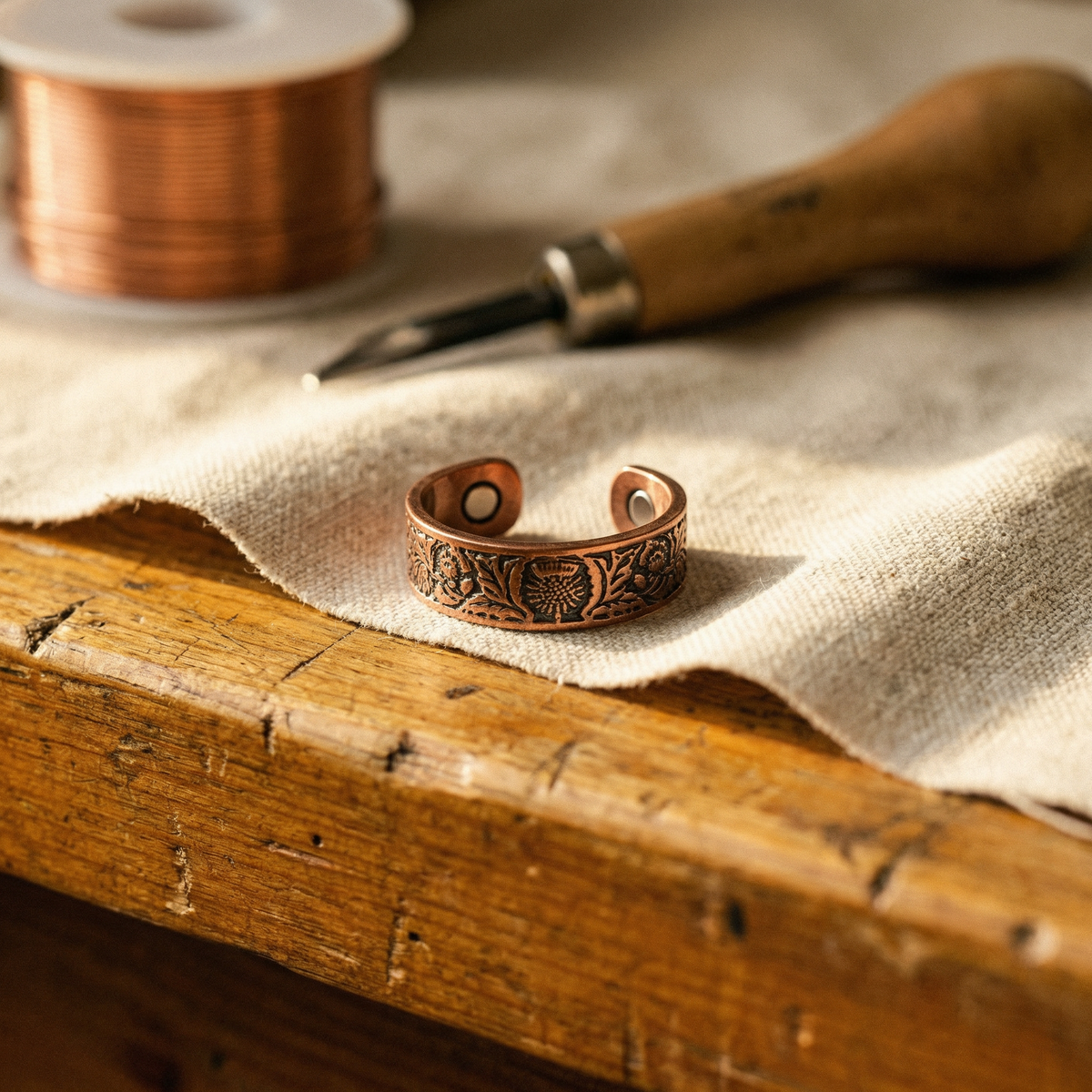 Anillo de cobre Bole