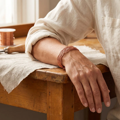 Pulsera de cobre de alce