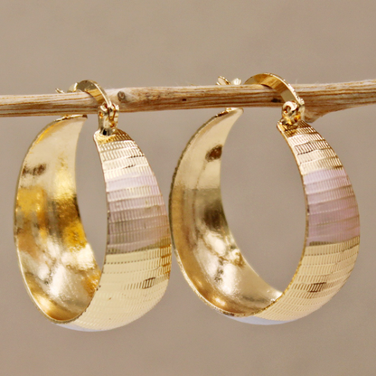 Pendientes Oro Lujo Refinado