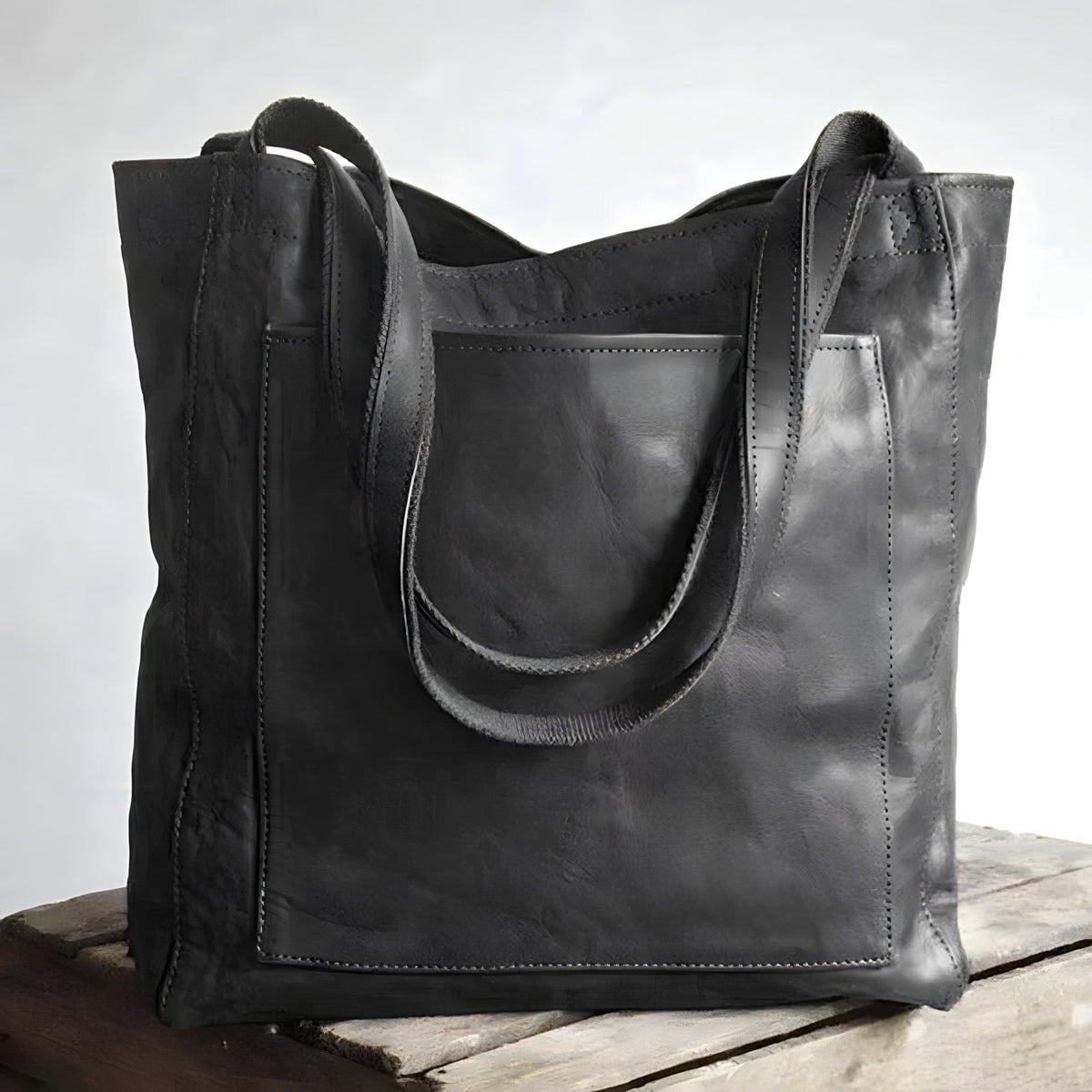 Juana - Bolsa Tote de Cuero Minimalista