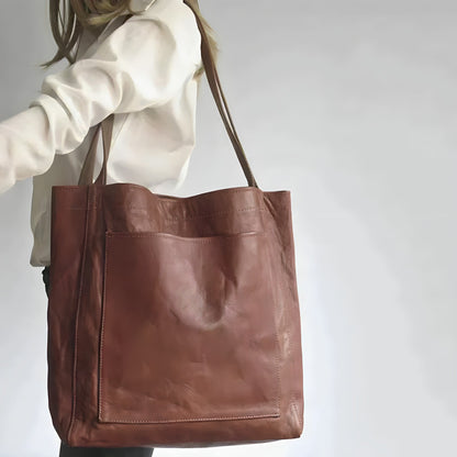 Juana - Bolsa Tote de Cuero Minimalista