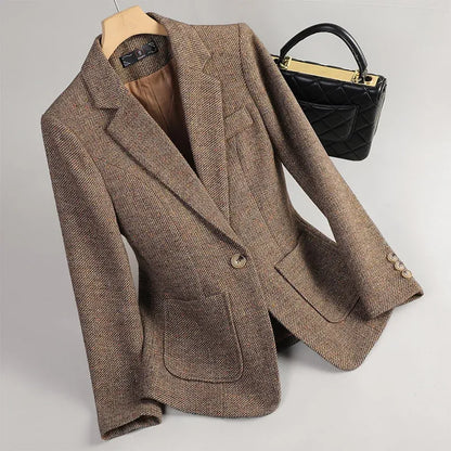 María - Blazer de tweed