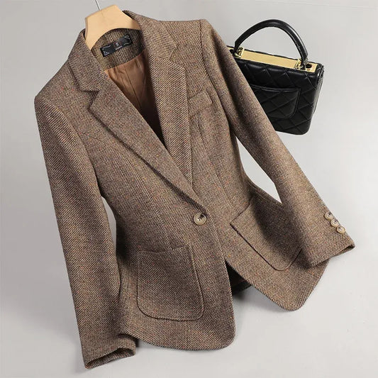 María - Blazer de tweed