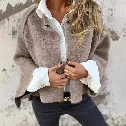 Elvira | Chaqueta suave de cuello redondo
