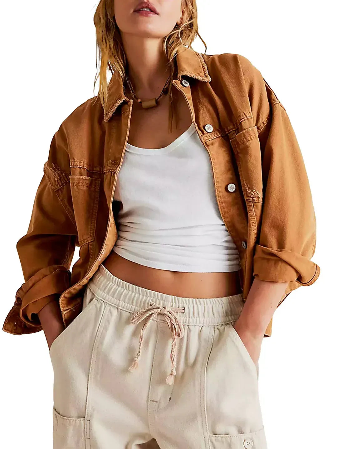 Noelia | Chaqueta vaquera con corte holgado