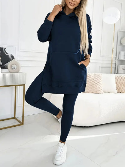 Isabel - Conjunto casual con capucha