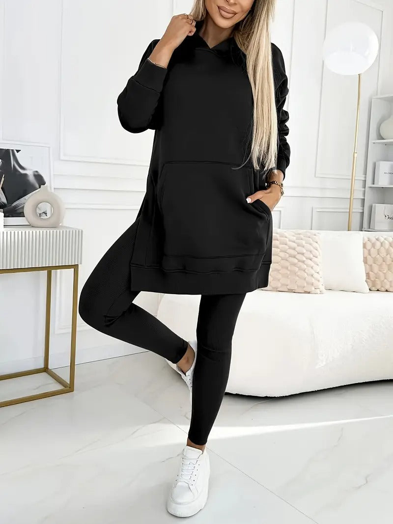 Isabel - Conjunto casual con capucha