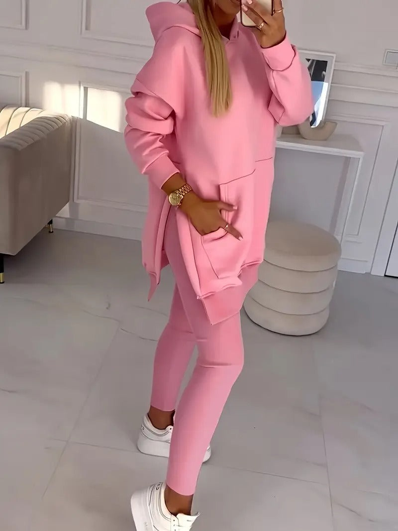 Isabel - Conjunto casual con capucha