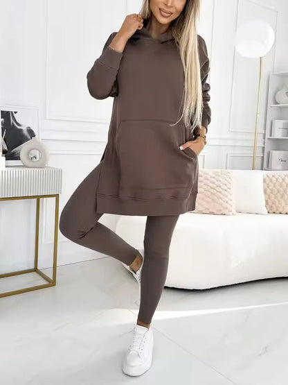 Isabel - Conjunto casual con capucha