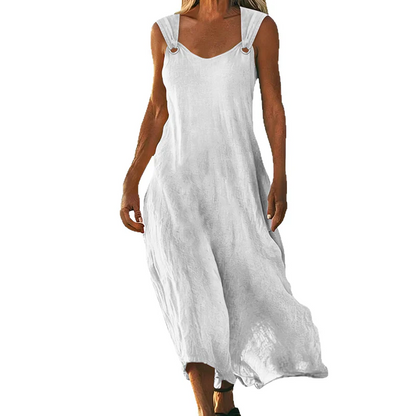 Brisa - Vestido maxi con tirantes de anillas