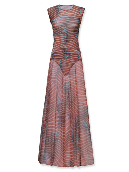 Ariadna - Body elegante con falda larga