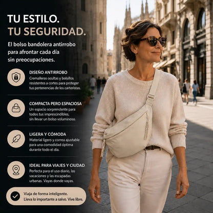 Sofia | Bolso de hombro beige