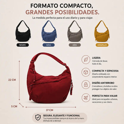 Gabriela | Bolso de hombro ocre
