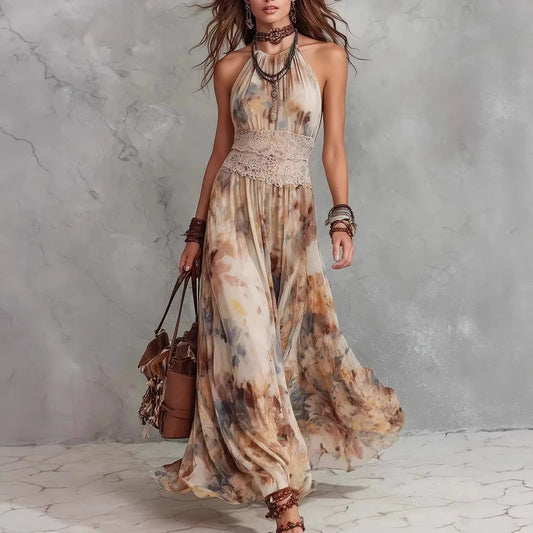 Valeria Vestido Maxi Floral