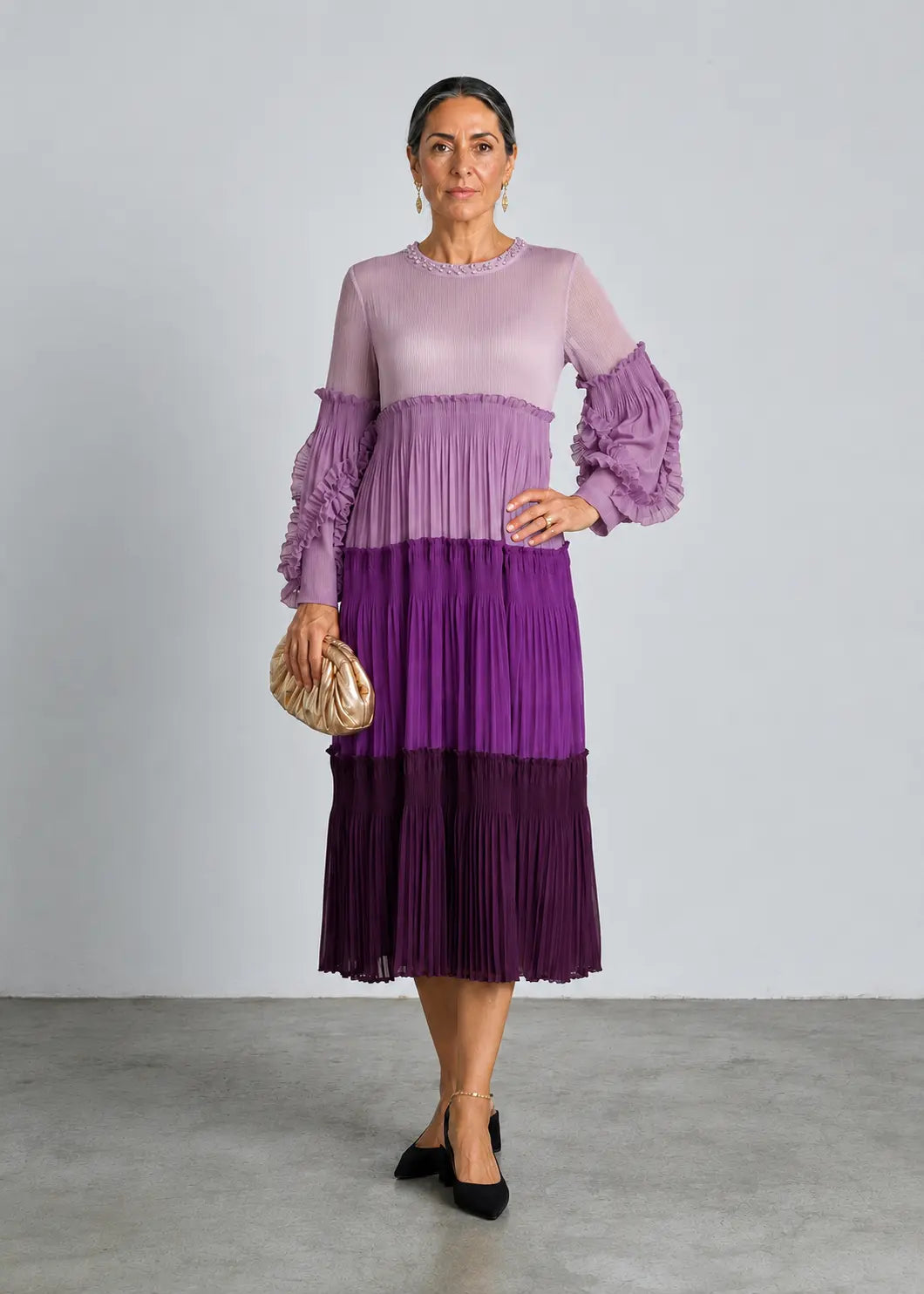Vestido de invitada para bodas de tarde este otoño
