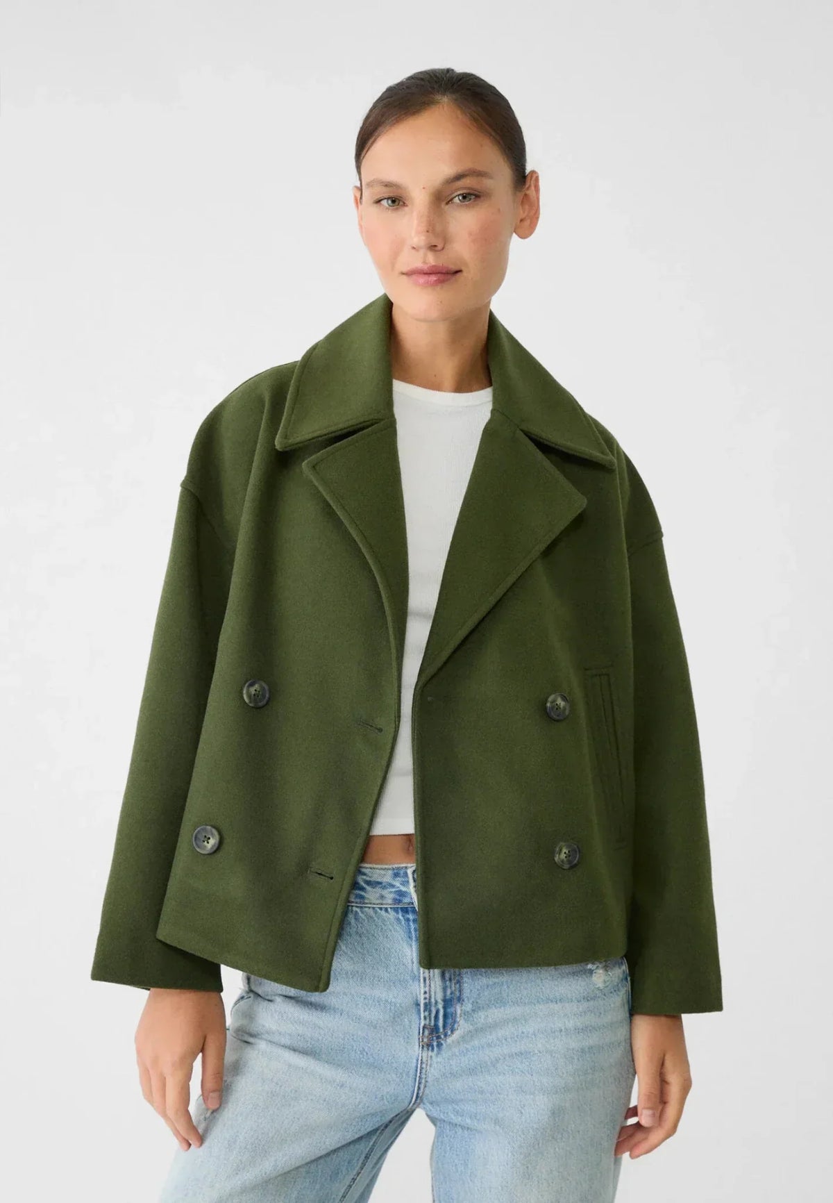 Adriana | Chaqueta cruzada elegante con botones