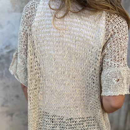 Sara - Blusa de punto con botón