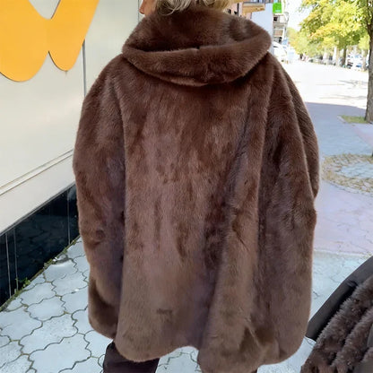 Ainoa - Chaqueta casual con capucha y cremallera