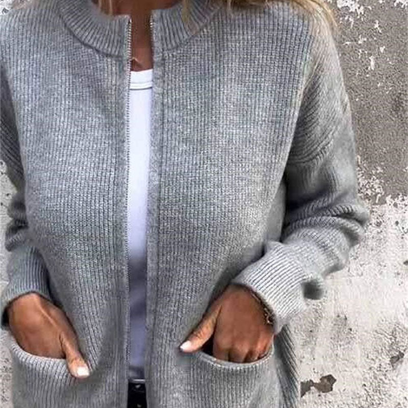 Vera | Chaqueta de punto con cremallera